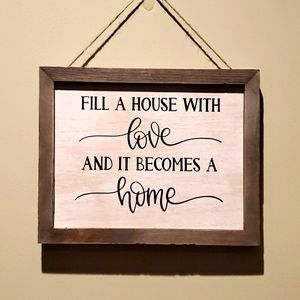 10"x8" home sign